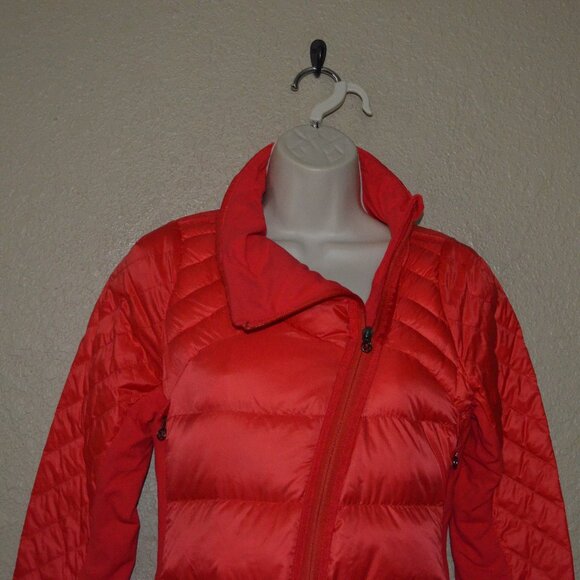 $248 Sz 4 Lululemon Red What the Fluff Puffer Coat Jacket - Picture 3 of 8